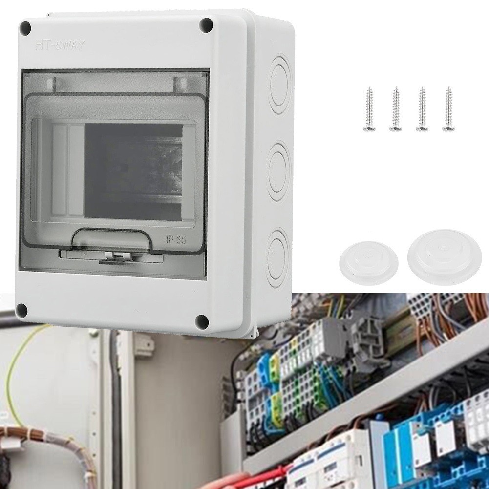 Brand New Fuse Box Accessories 1 Pcs 1 Row For 5 Modules 110x150x90 Mm