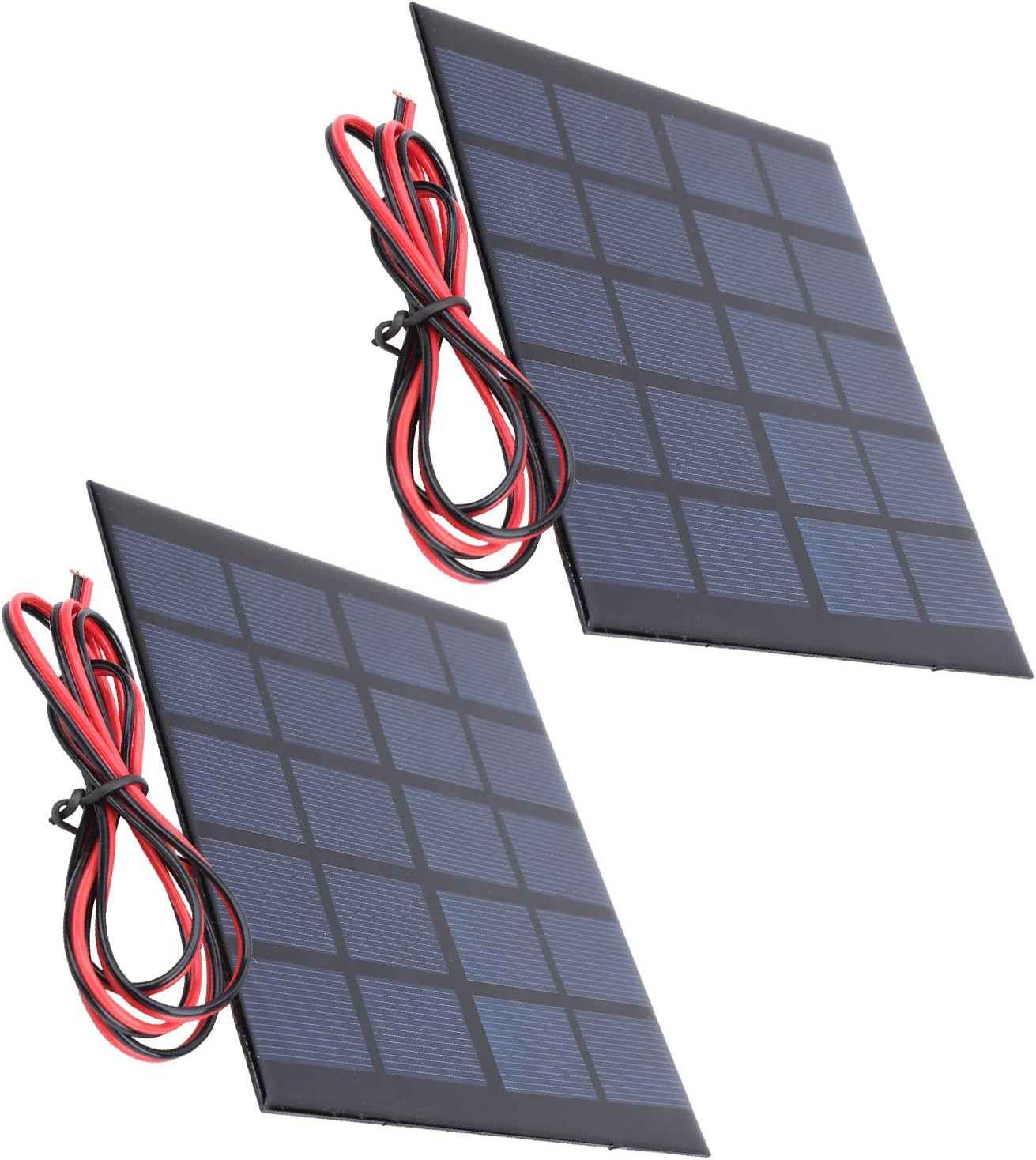 5V 500Ma Solar Panel Cell Power Module with 2Pcs,High Conversion Efficiency, Sno