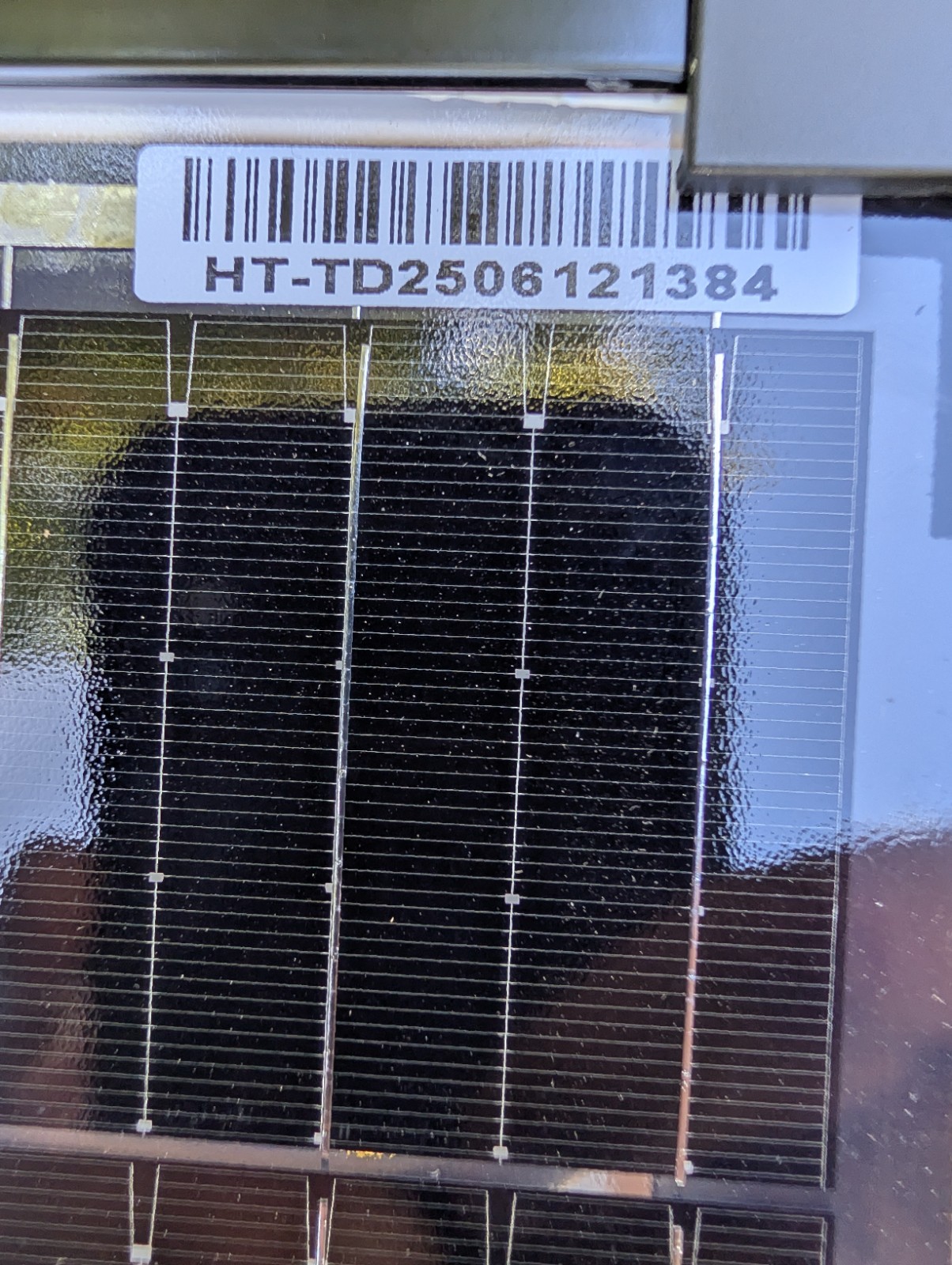 Werchtay 100W Monocrystalline Rigid Solar Panel 24.6V Black 1010x460x30mm