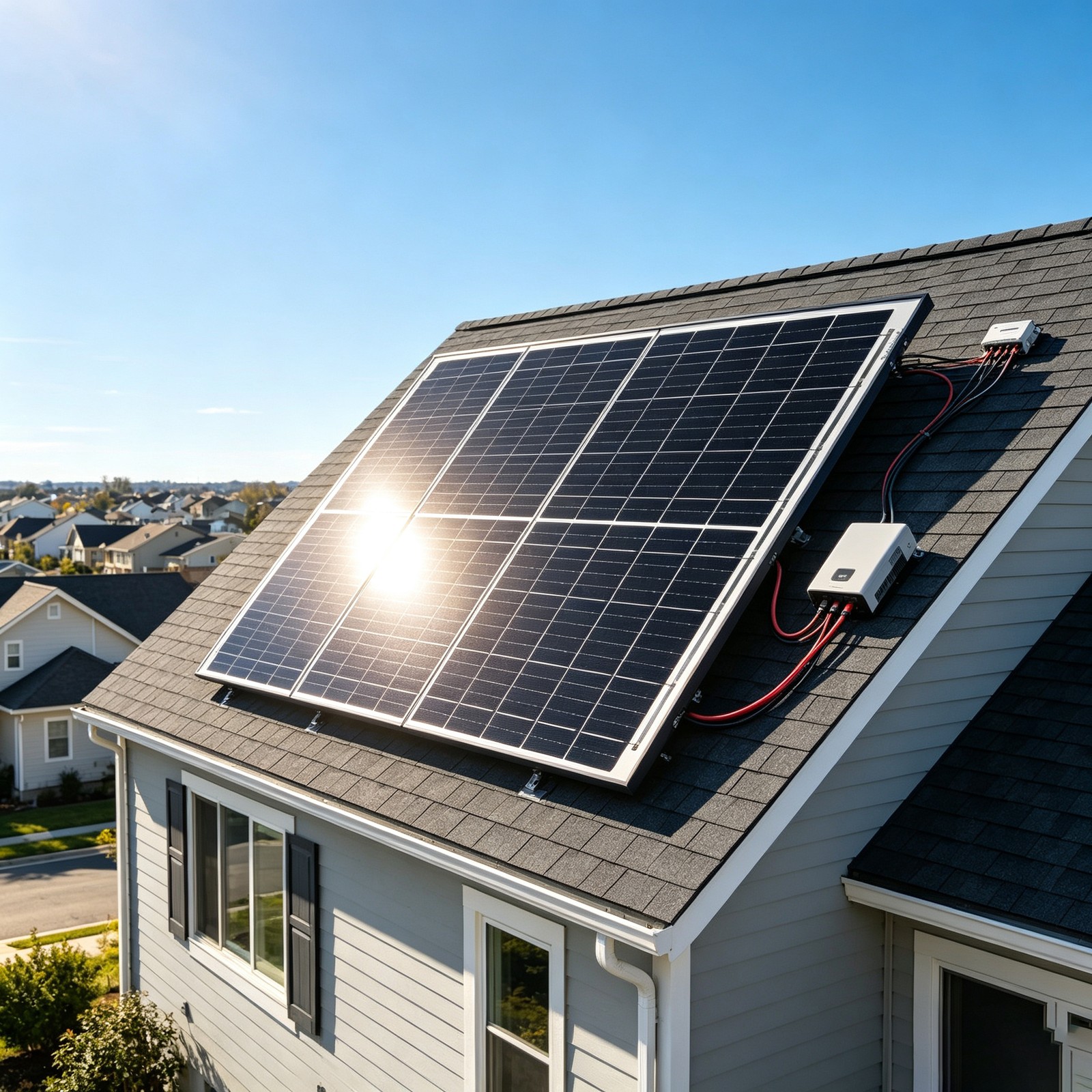 ShinPonSol 12W Solar Panel N-Type Mono PV Home RV Off Grid US
