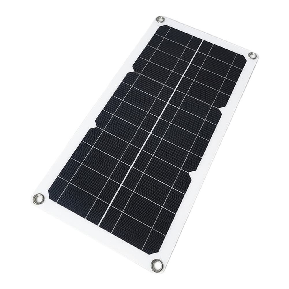 10W Solar Panel Kit for Phones RV Batteries 42cm x 19cm Monocrystalline