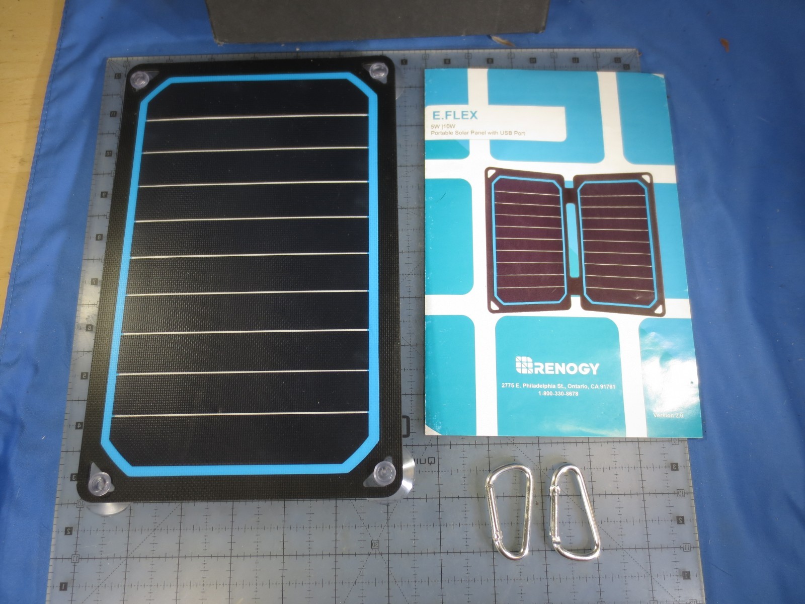 Renogy E.FLEX5 Monocrystalline Portable Solar Panel with USB Port 5 Watt in Box!