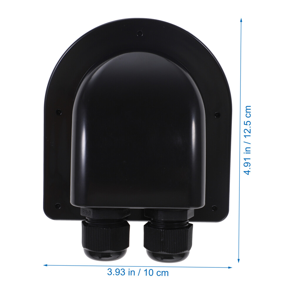 2-hole UV-resistant Replacement Roof Wire Connector Box Double Entry Gland Box