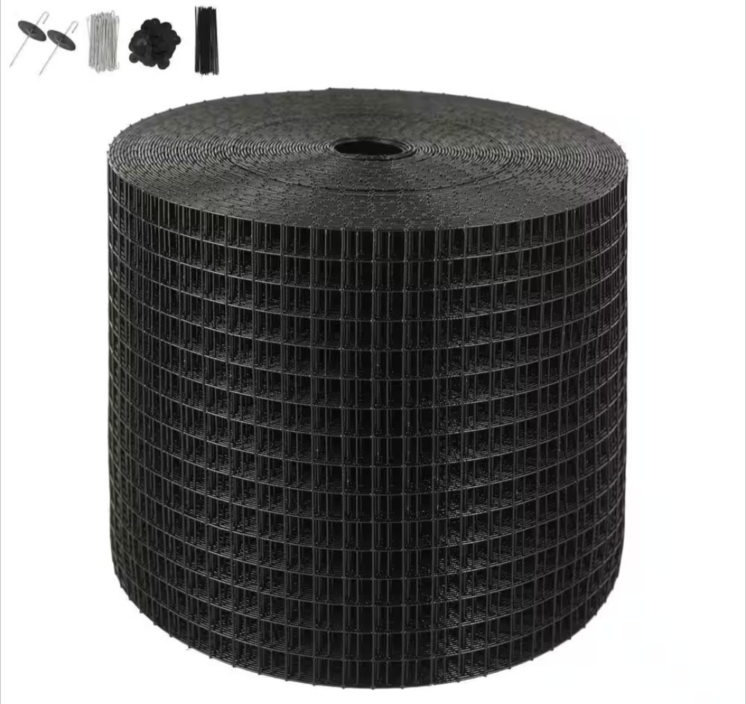 VEVOR Solar Panel Bird/Critter Guard 8inch x 98ft PVC Coated Mesh Roll Kit with.
