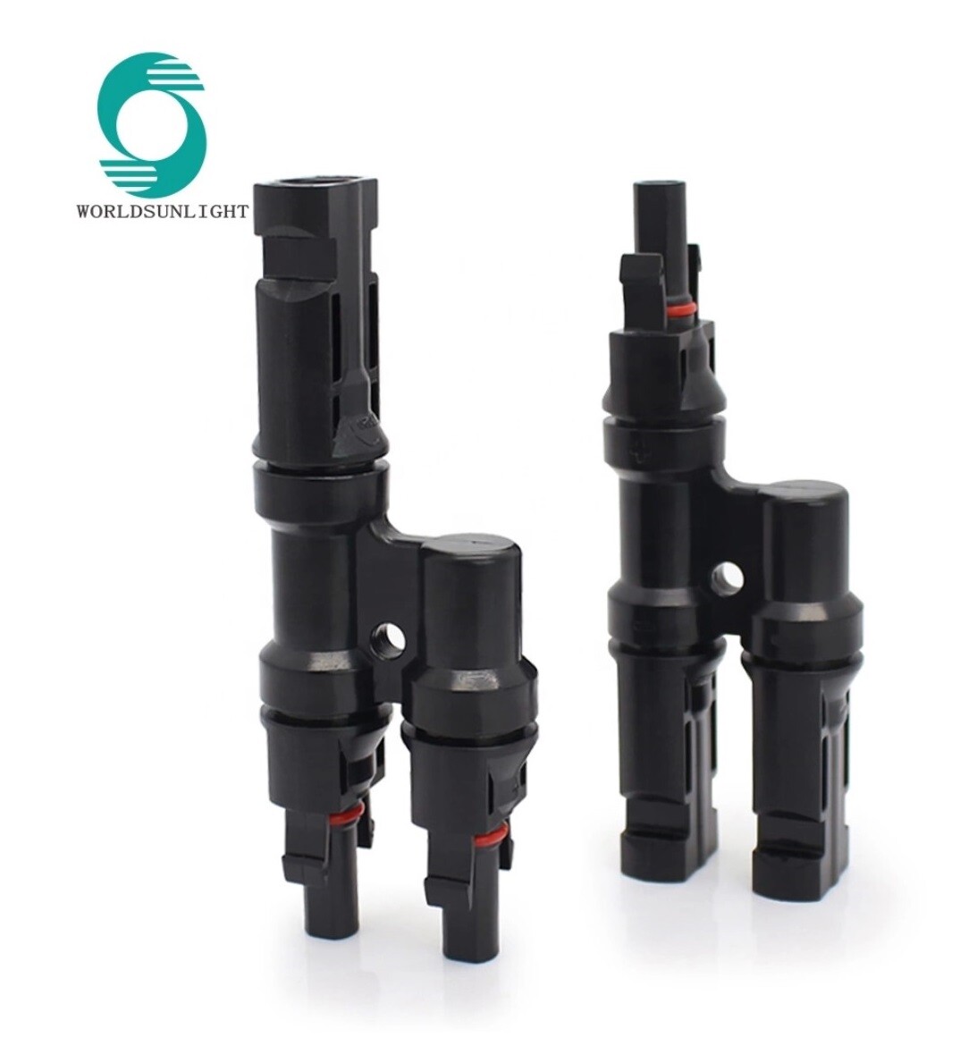 3 pair WSPVT2 Series Parallel Connection 1 To 2 T Type Solar Panel Cable Connect