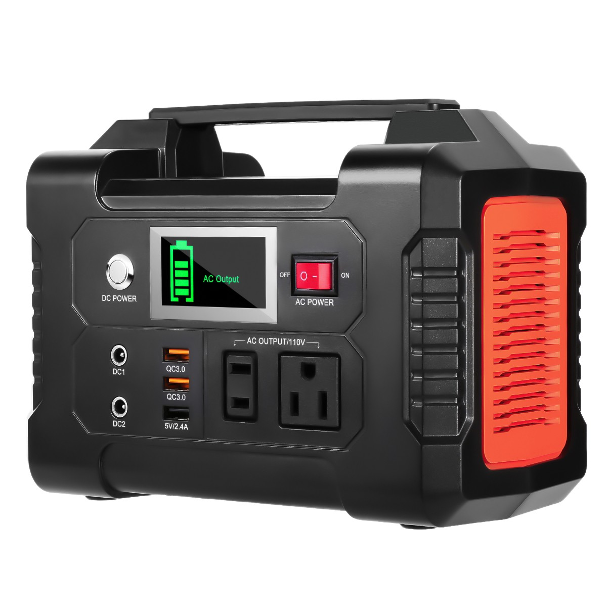 FlashFish 200W Portable Power Station Generator Li-ion with 60W 18V Solar Panel