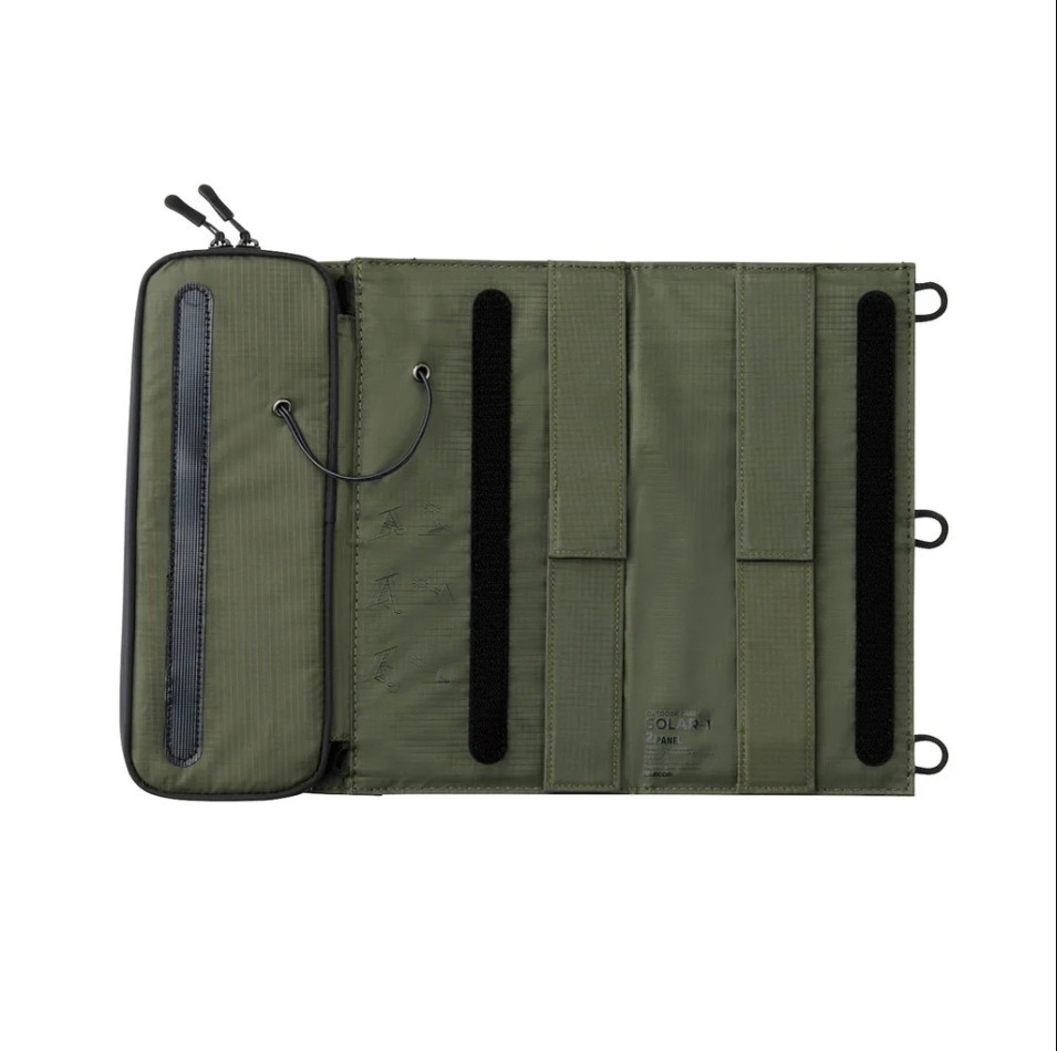 2 Panel Solar Charger-Foldable solar charger for camping and outdoor use.