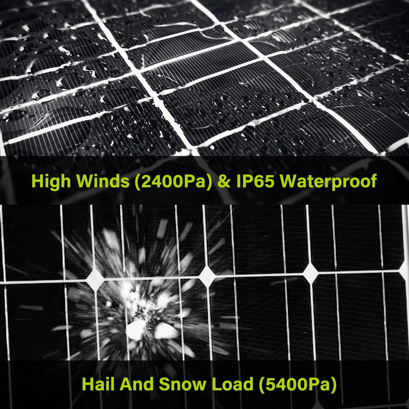 Flexible Solar Panel 100W 12 Volt Monocrystalline Semi-Flexible Bendable