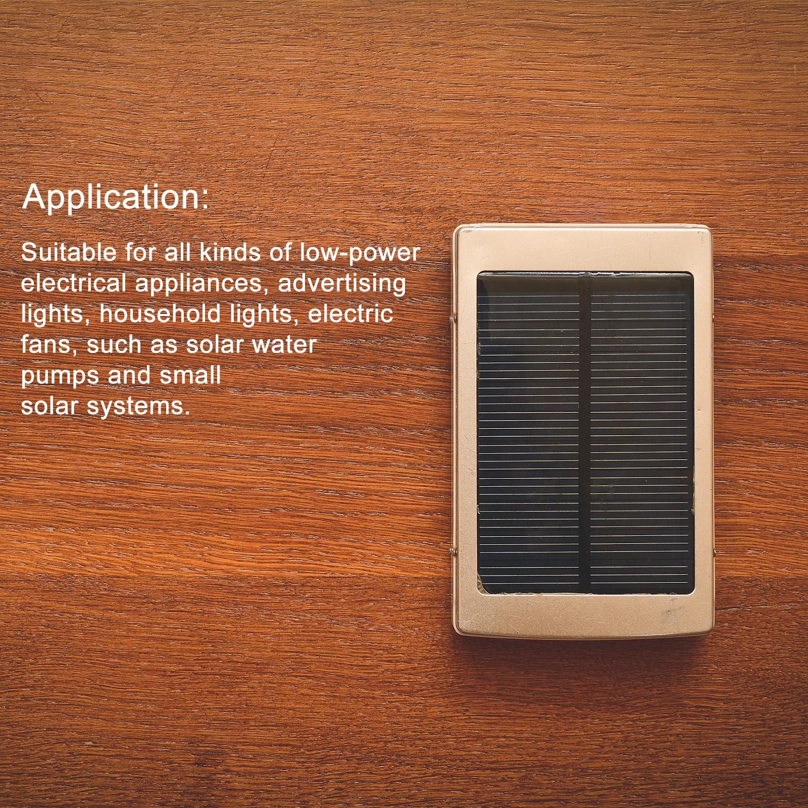 5 Pack 6V 250mA 165mm x 65mm Mini Solar Panel Cell