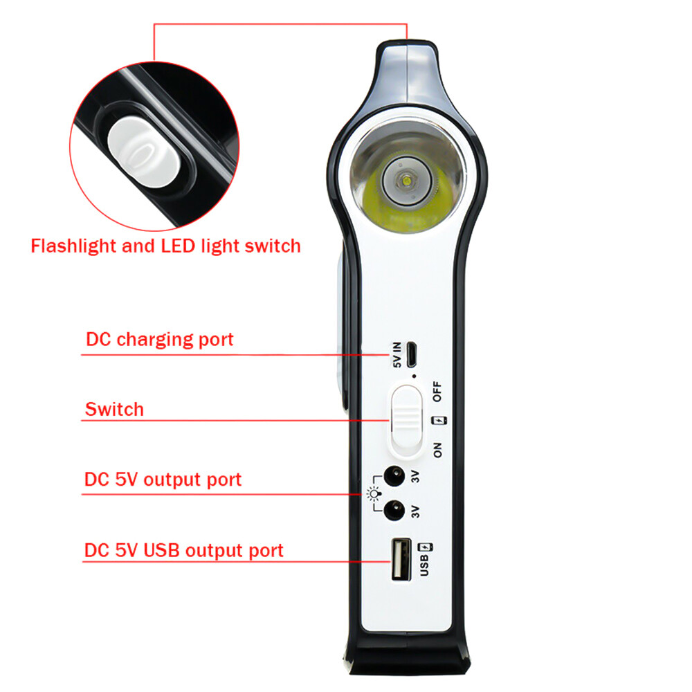 Portable Power Station Solar Generator Panel Power Bank Outlet Camping Emergency