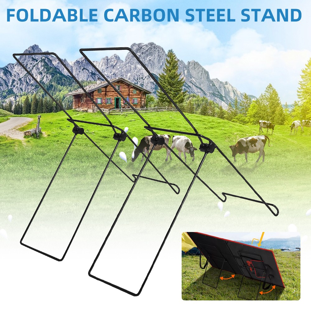 2Pack Solar Panel Tilt Mount Brackets Foldable Ground Camping Roof Boat Mounting