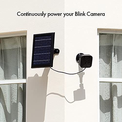 Solar Power Panel for Blink Outdoor, XT and XT2 Camera Charger – 1 Pack-White