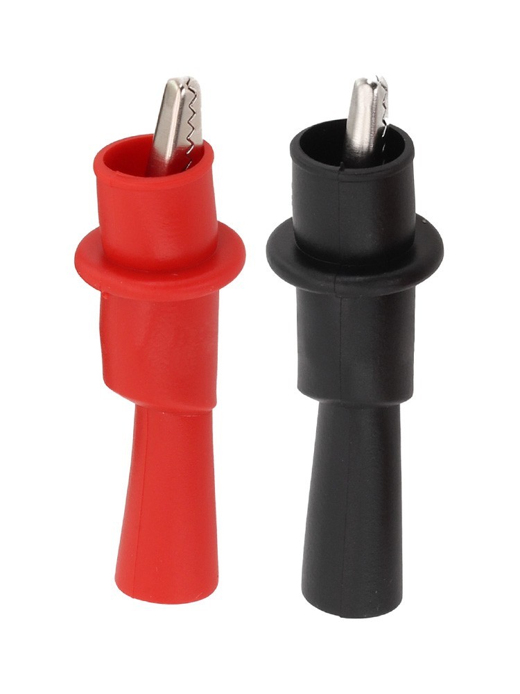 For Electrical Test For Alligator Clips Red and Black for Multimeter Connection