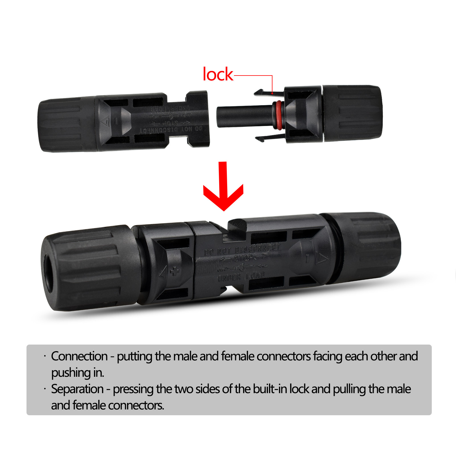 20Pairs 30A Male Female Wire Cable Connector Set Solar Panel Waterproo PV Set