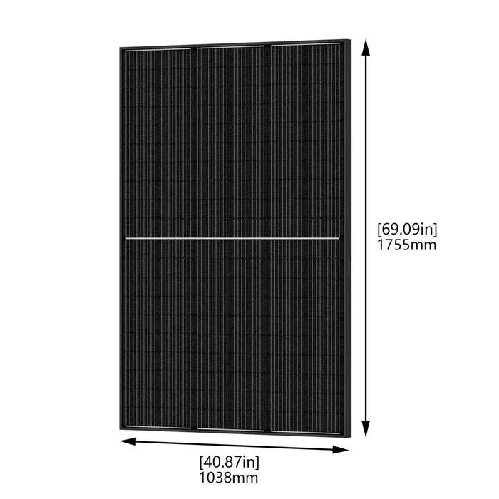 Nature’s Generator 410W Solar Panel with Solar Panel Mount Rack