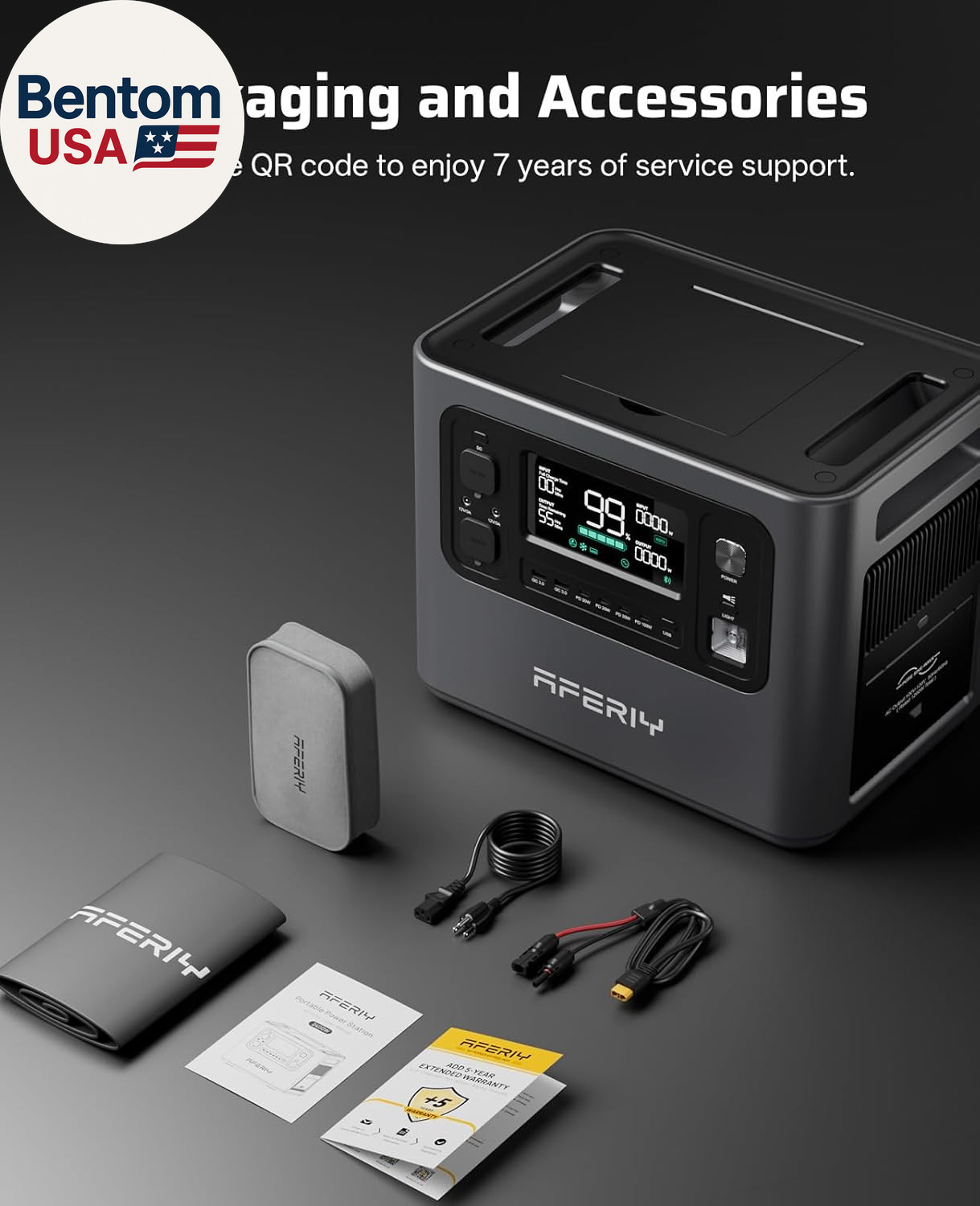 2048Wh Portable Power Station 2400W (Peak 4800W),P210 Lifepo4 Battery Generator,