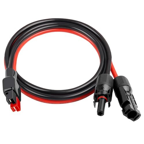 10AWG Solar Panel to Anderson Connector Extension Cable 3 Ft Tinned Copper