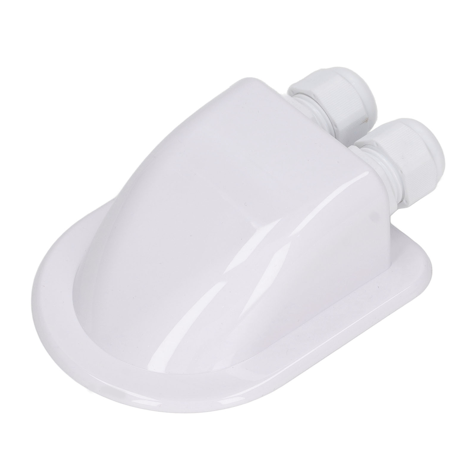 (White)Cable Junction Box Solar Entry Housing UV Resistance Wide Application