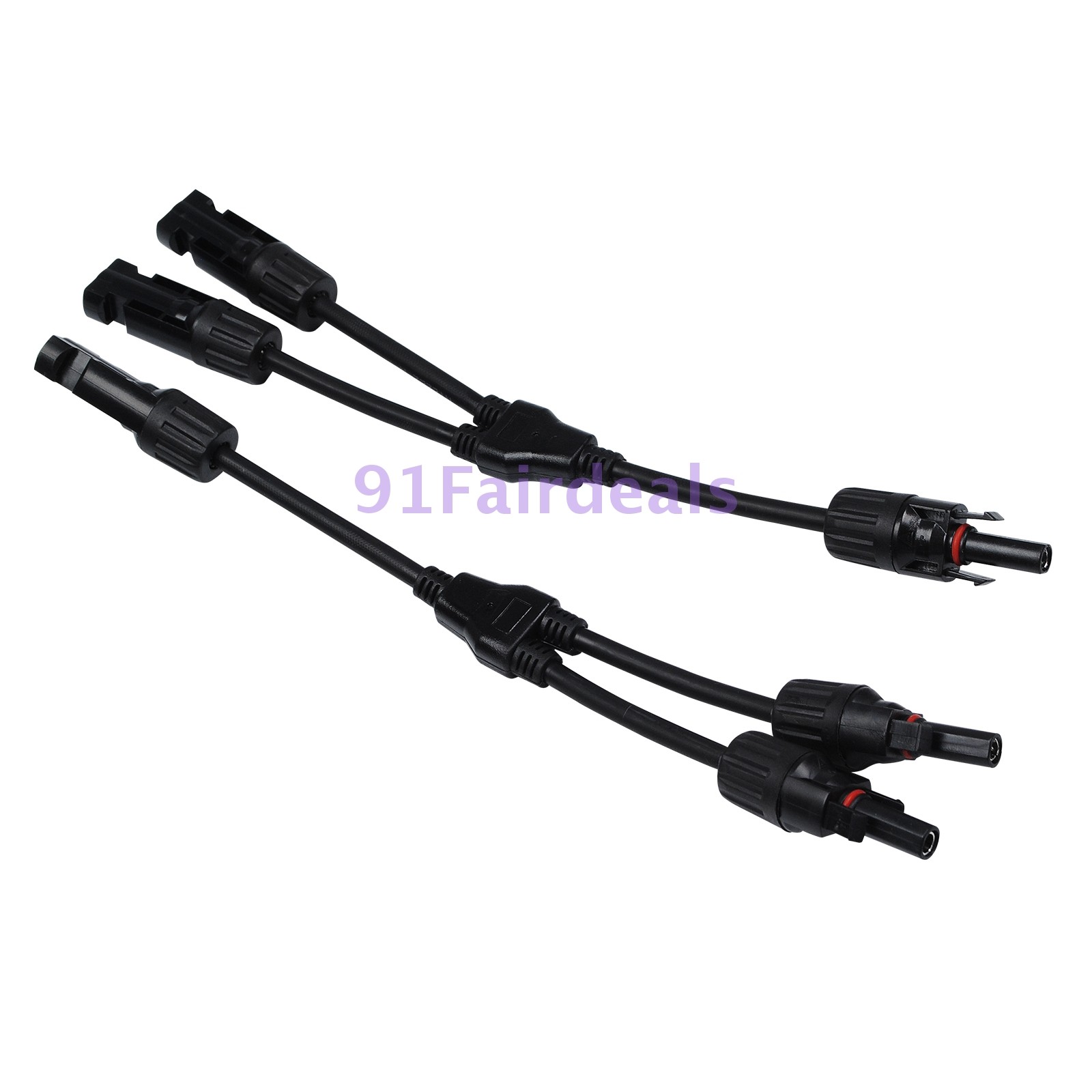 lot Solar Panel Y Branch Cable Connection Waterproof Adapter Connector Extension