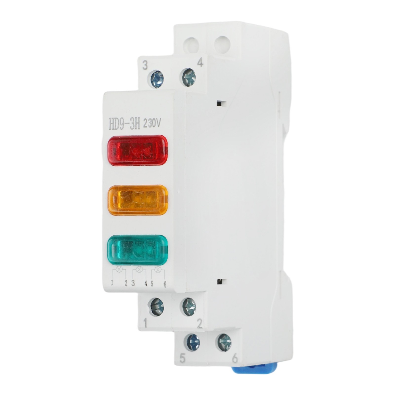 230V LED Signal Light DIN Rail Mount for Efficient Panel Indicator Setup