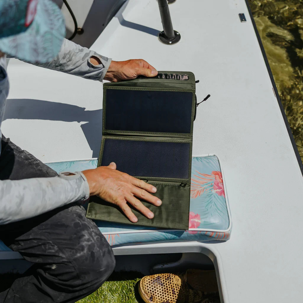 4 Panel Solar Charger -Reliable 4-panel solar charger built for camping,hiking.