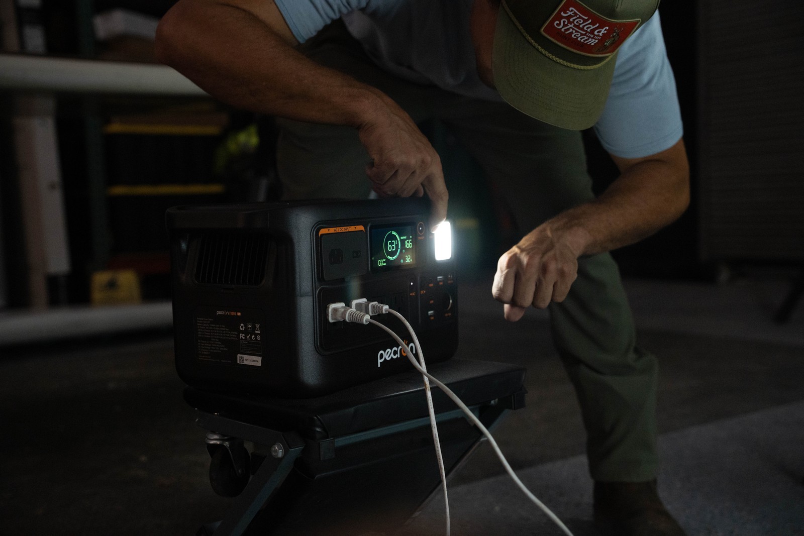 PECRON F1000LFP Portable Power Station Solar Generator for Off-grid Expandable