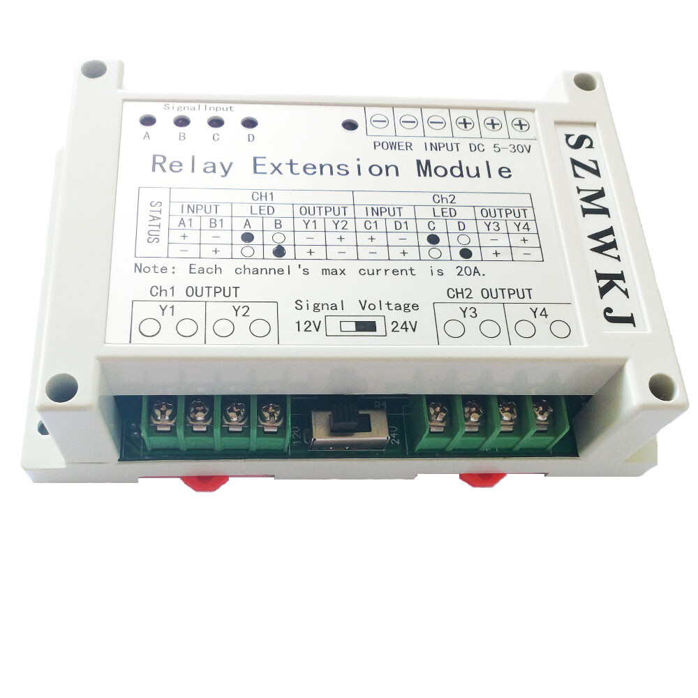 Auto-Tracking Single/Dual Axis Solar Tracker Controller + Relay Extension Module