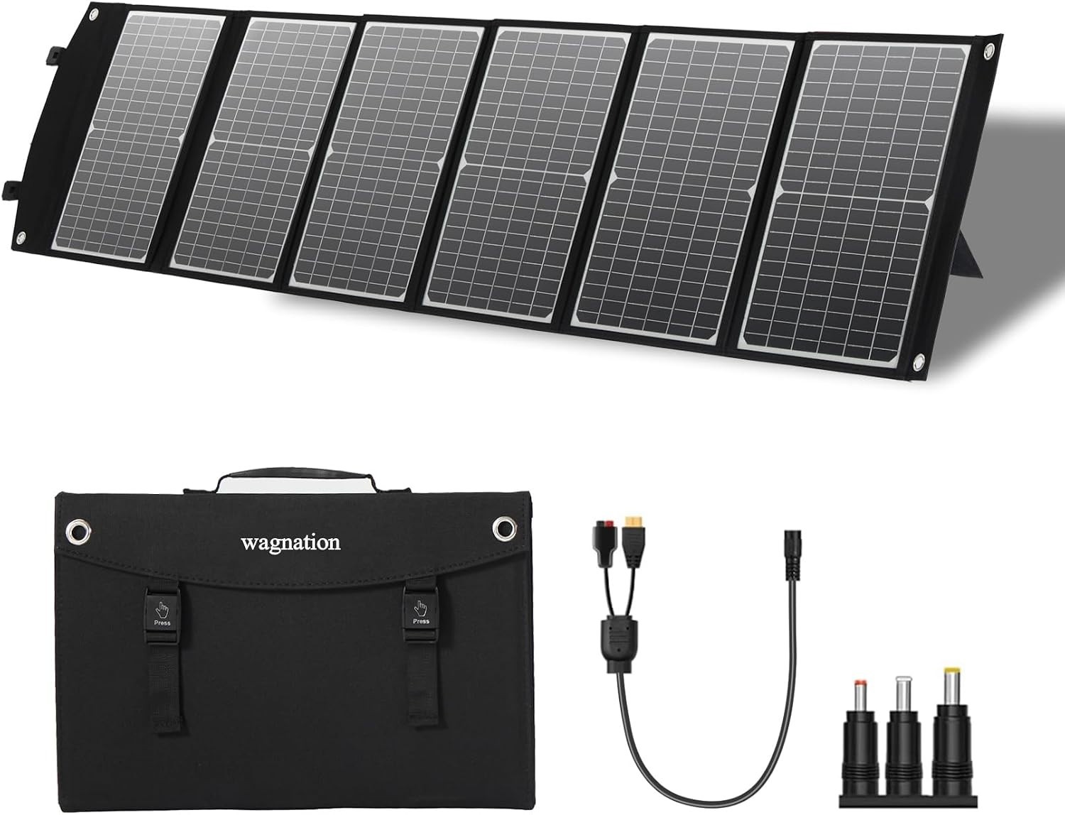 Waterproof 100W Solar Charger – Fast Charge Your Devices Anywhere Outdoors