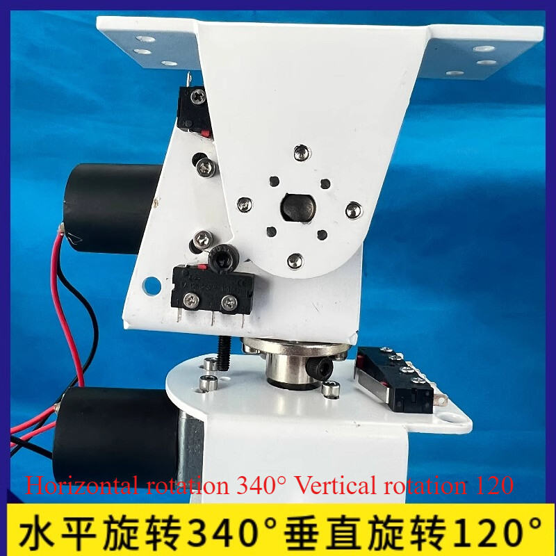 DIY DC Dual Axis Pan Tilt Solar Tracking and Monitoring Robot Heavy Load