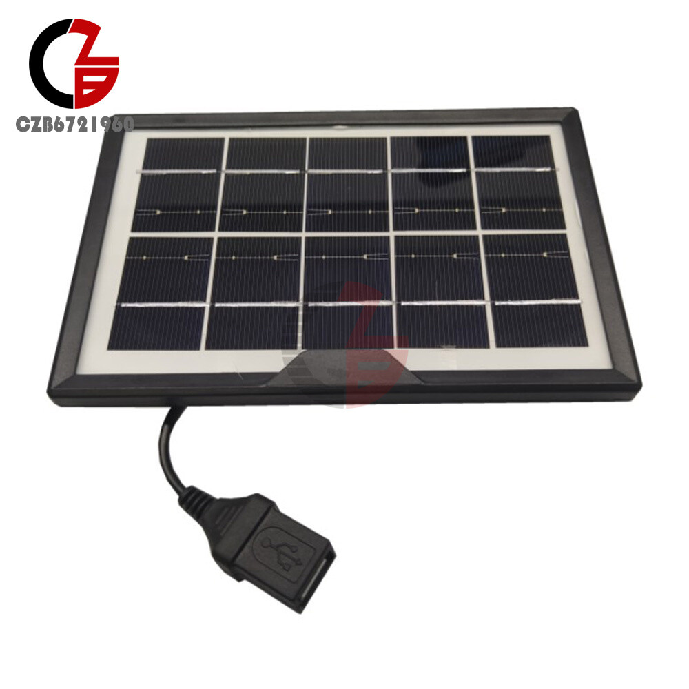 5V 1.8W 360mA Solar Panel with USB female for USB charging small desk lamp bulb