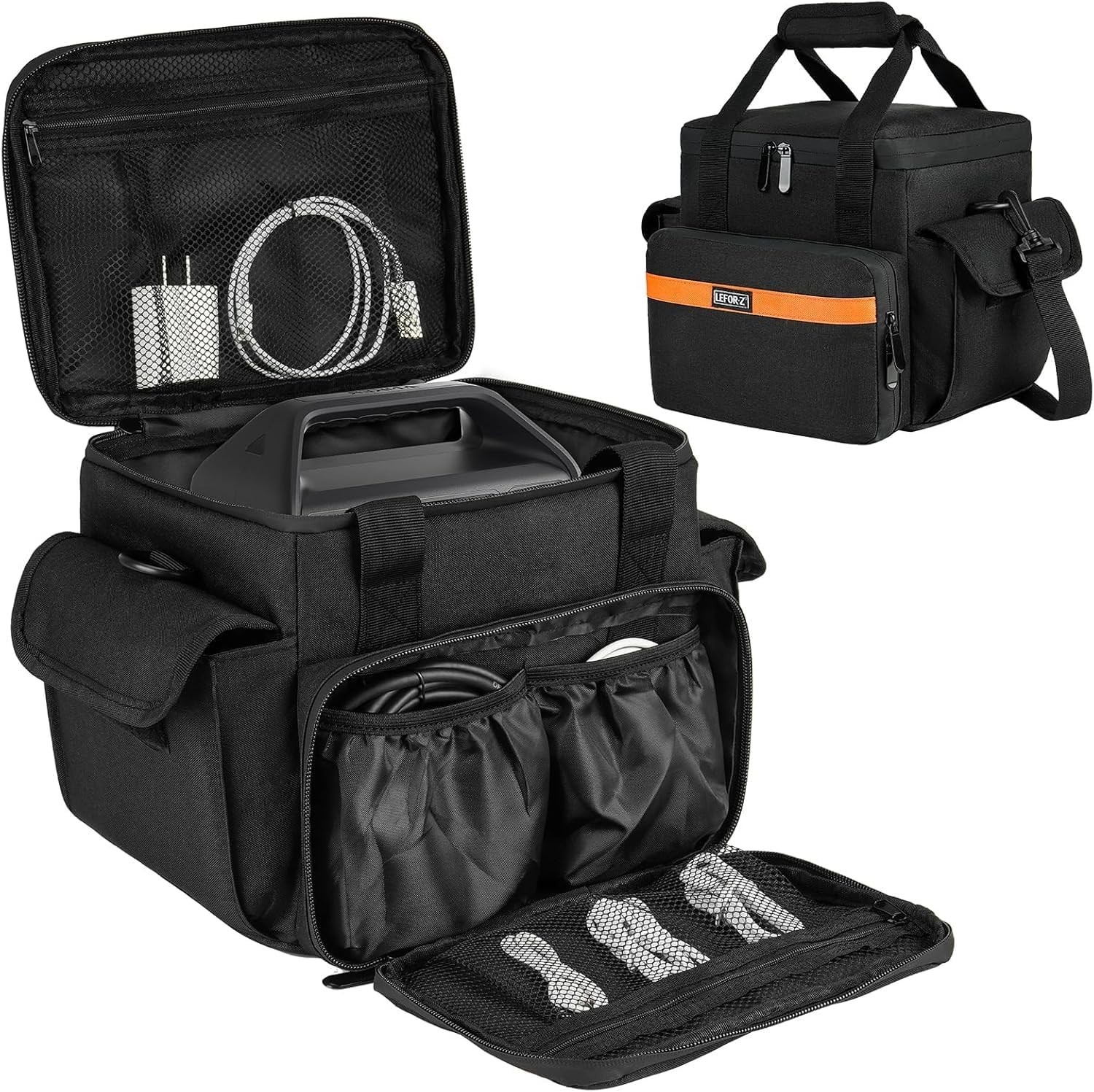 Compact Carry Bag for Jackery Explorer Series & GOLABS with 8 Functional Pockets