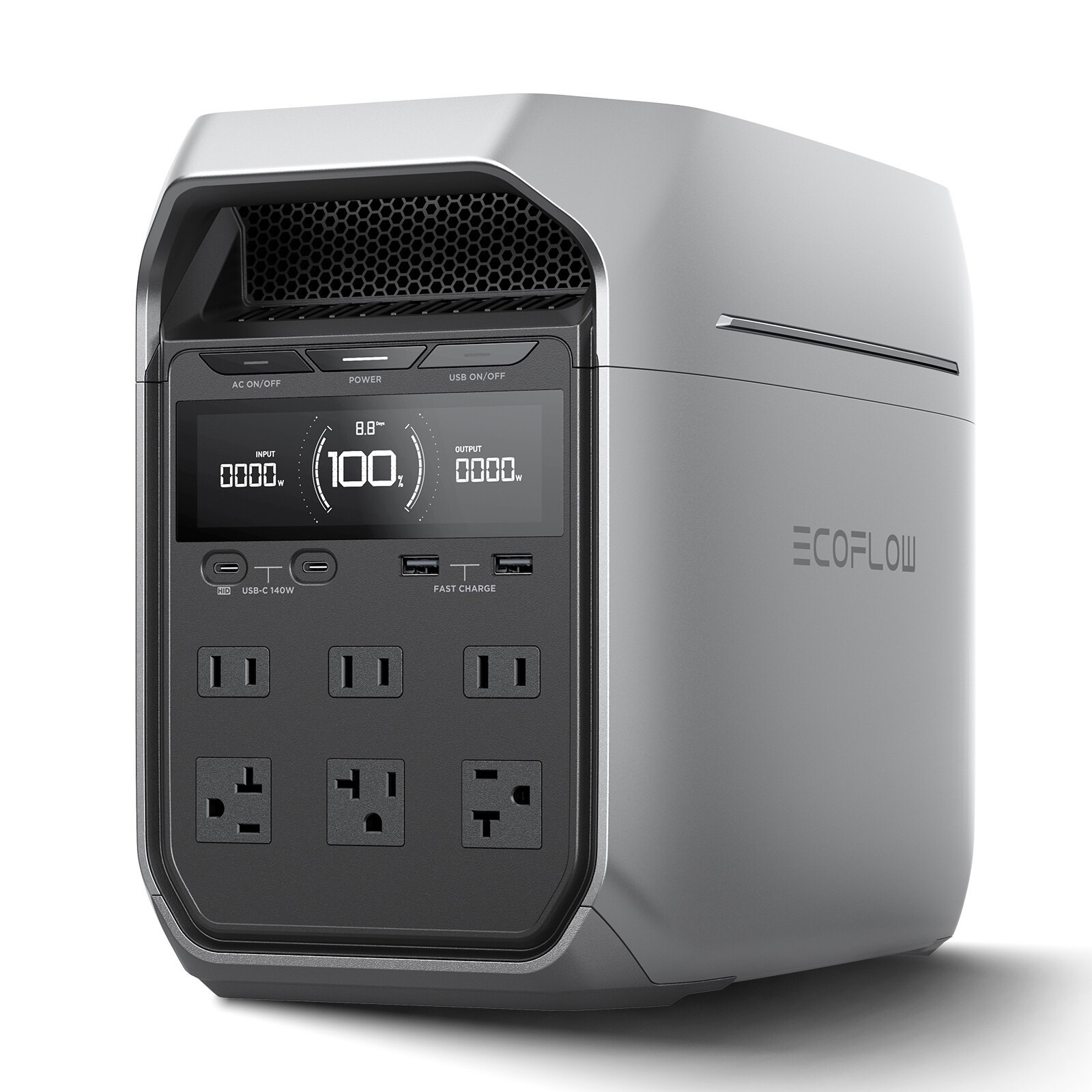 EcoFlow DELTA 3 Plus 1024Wh Portable Power Station LFP Battery+220W Solar Panel