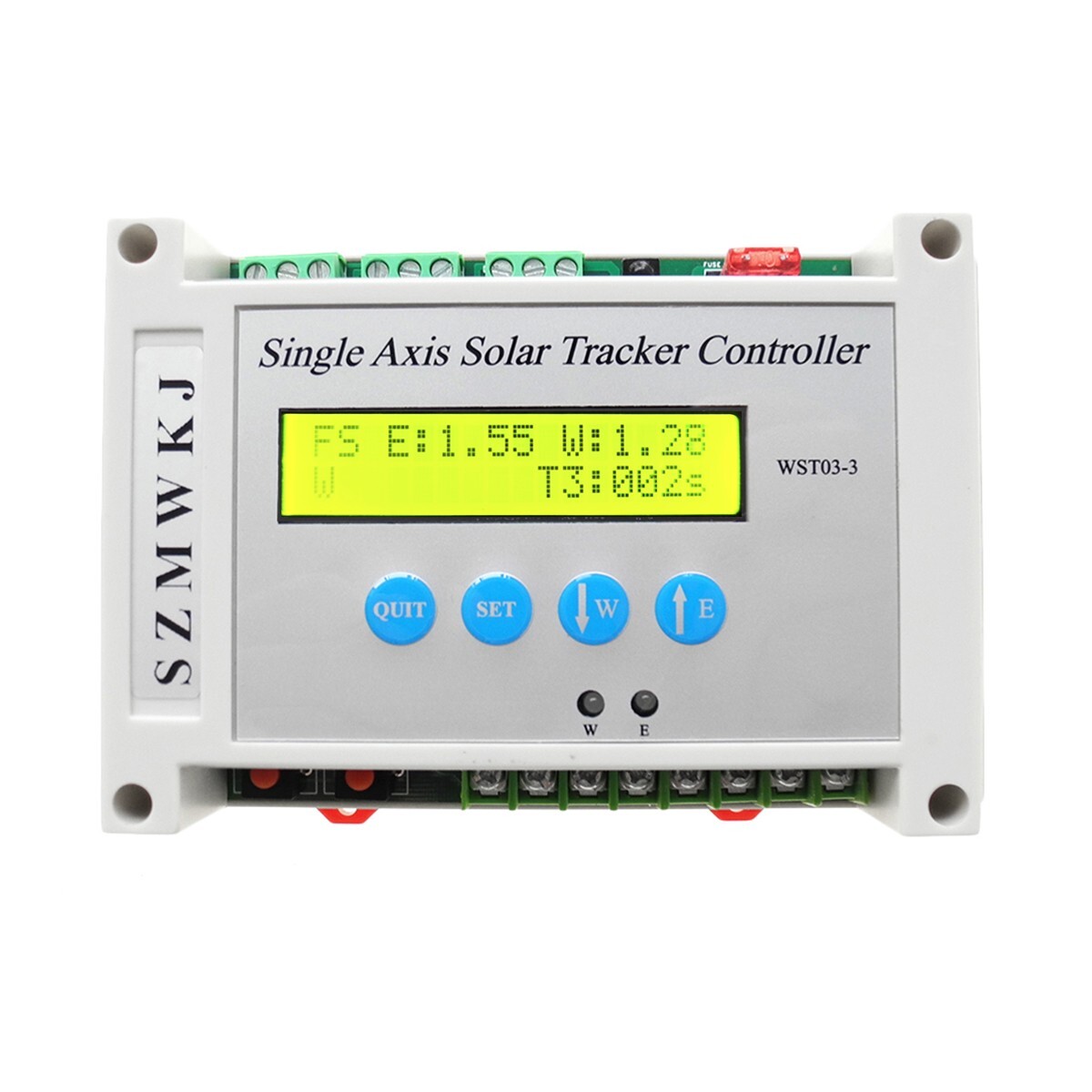 SZMWKJ Single Axis Solar Tracker Controller DIY Solar Panel Auto Tracking System