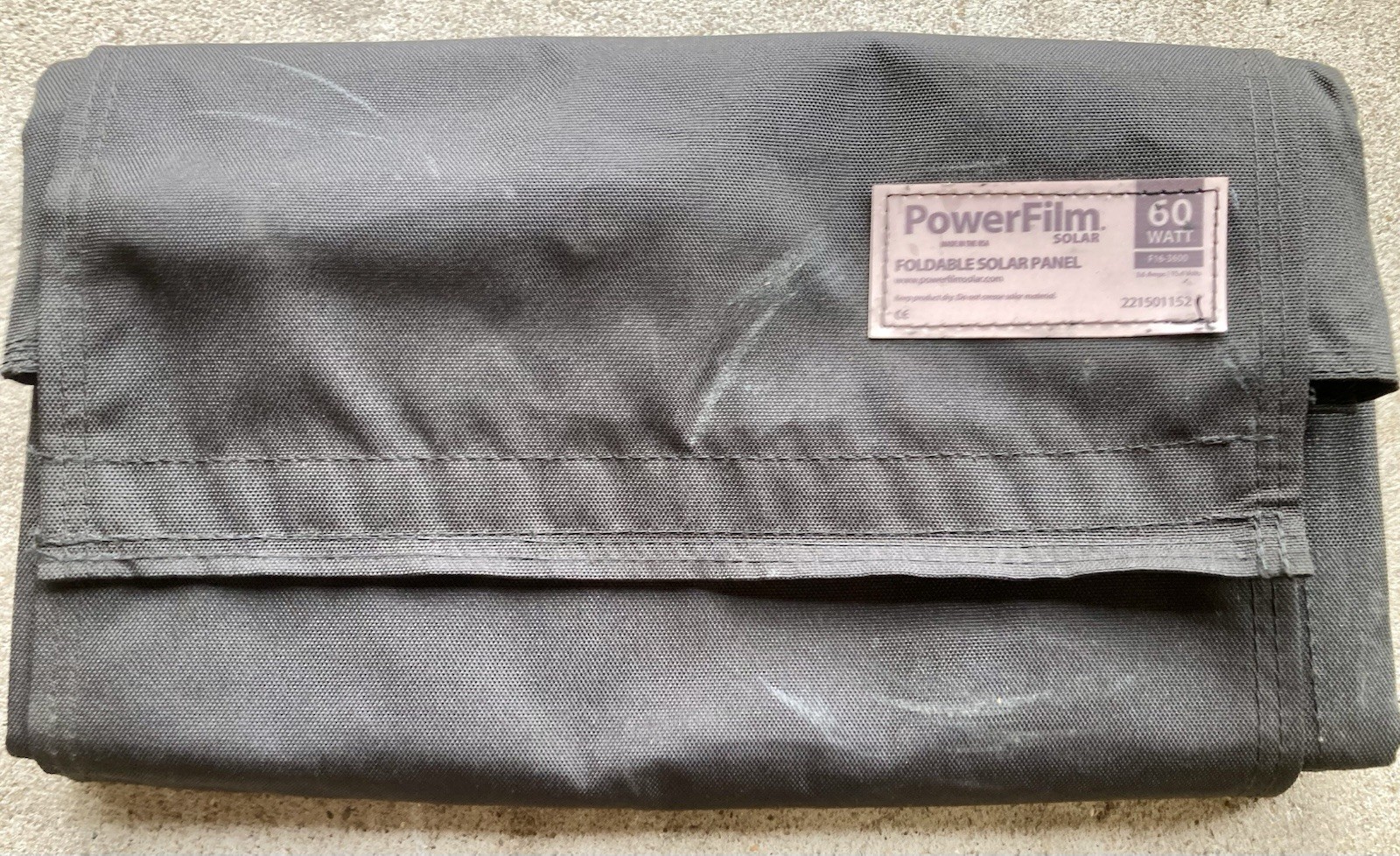 NEW “PowerFilm Solar” 60 Watt Foldable Solar Panel F16-3600 w/ Paper & Adapter!