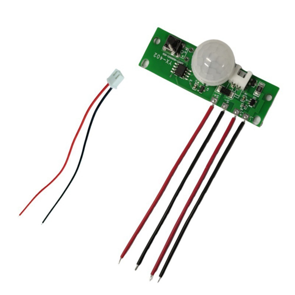 1 Pcs 3.7V Soldered Infrared Human Body Induction Solar Light Circuit Board New