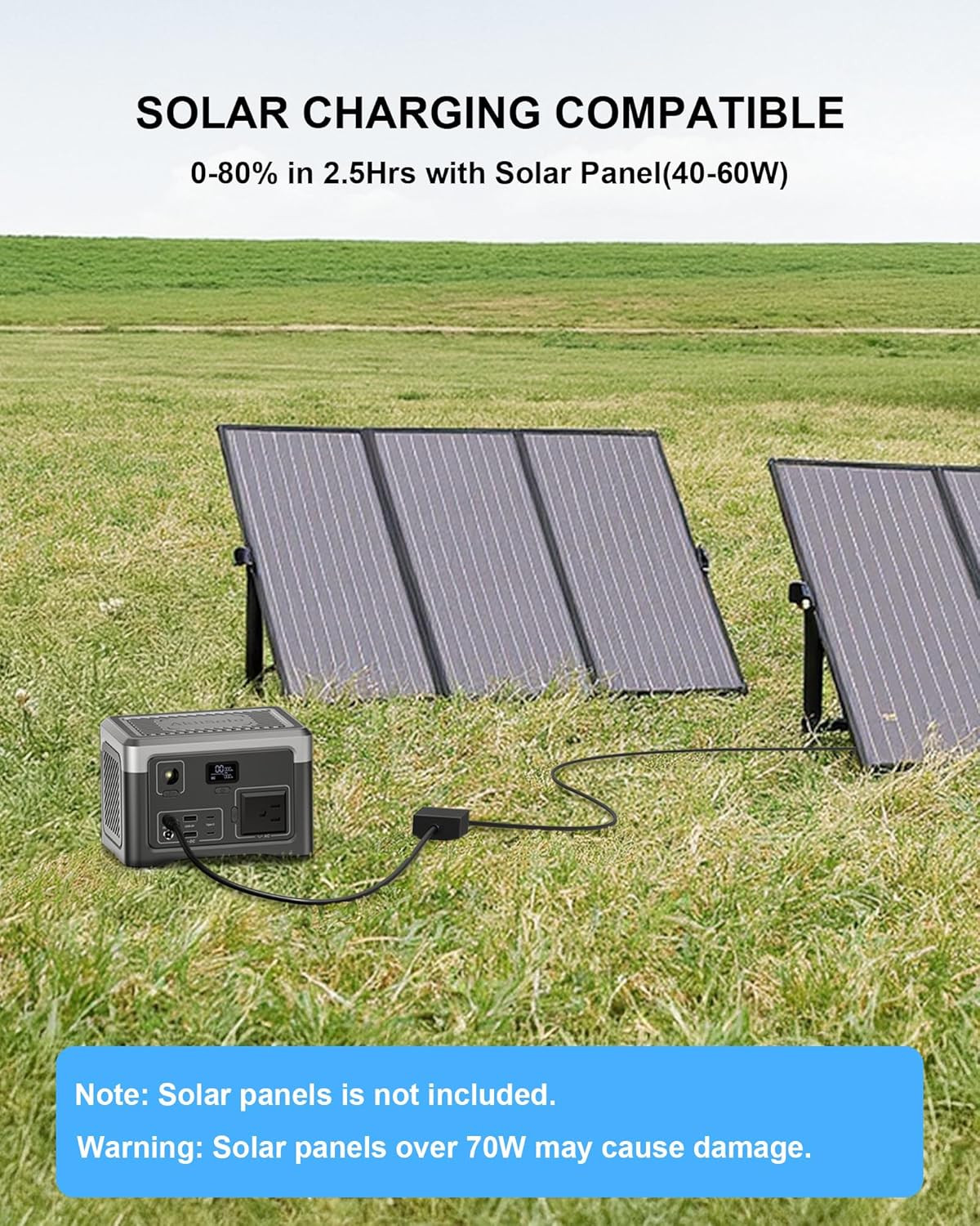 Portable Power Station 192Wh Outdoor Generator with AC Outlet 100W(200W Surge) P