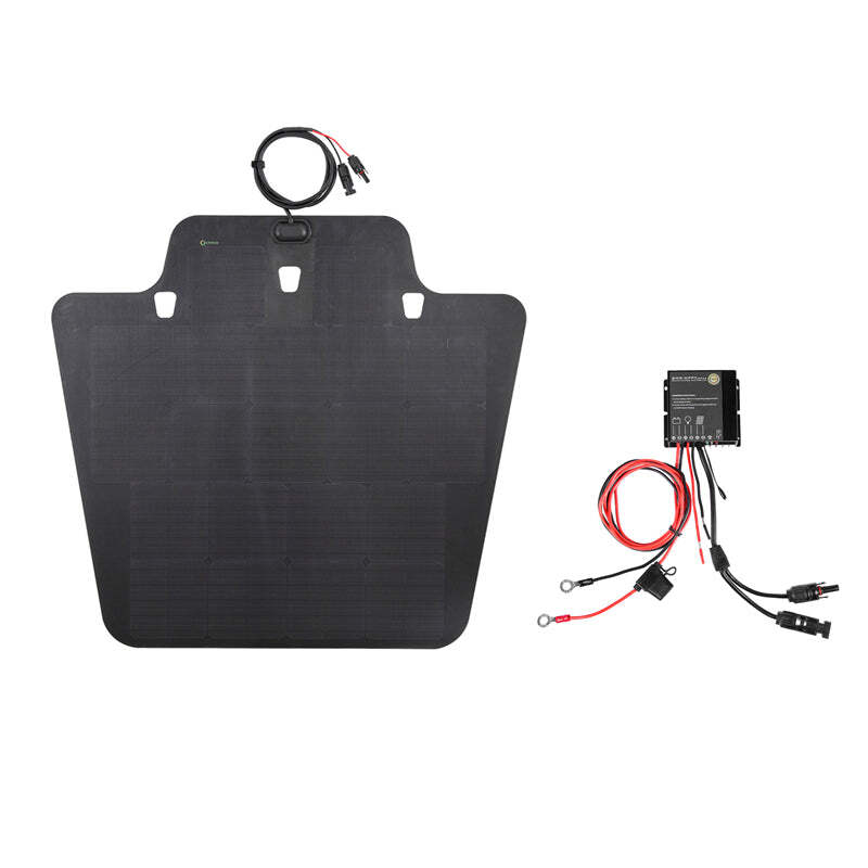 For Jeep Wrangler JK 105W Hood/Bonnet Flexible Solar Panel 21V 5A ETFE Coating