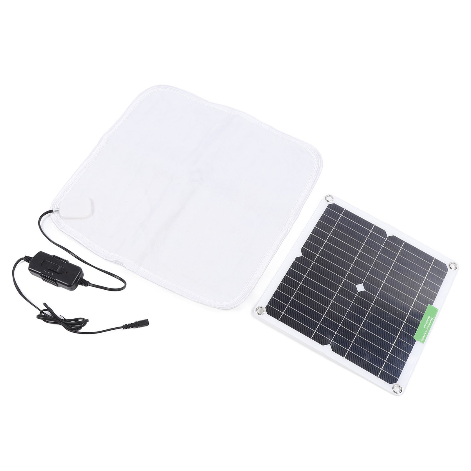 ­Solar Panel Heating Blanket 12V 50W Rapid Uniform Heating Soft Pet Heating Pad