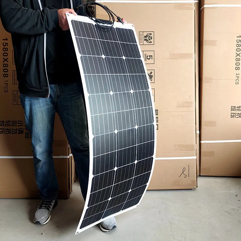 Flexible Solar Panel Mono Home Car Rooftop Camping Off-Grid Power 18V Panel 240W