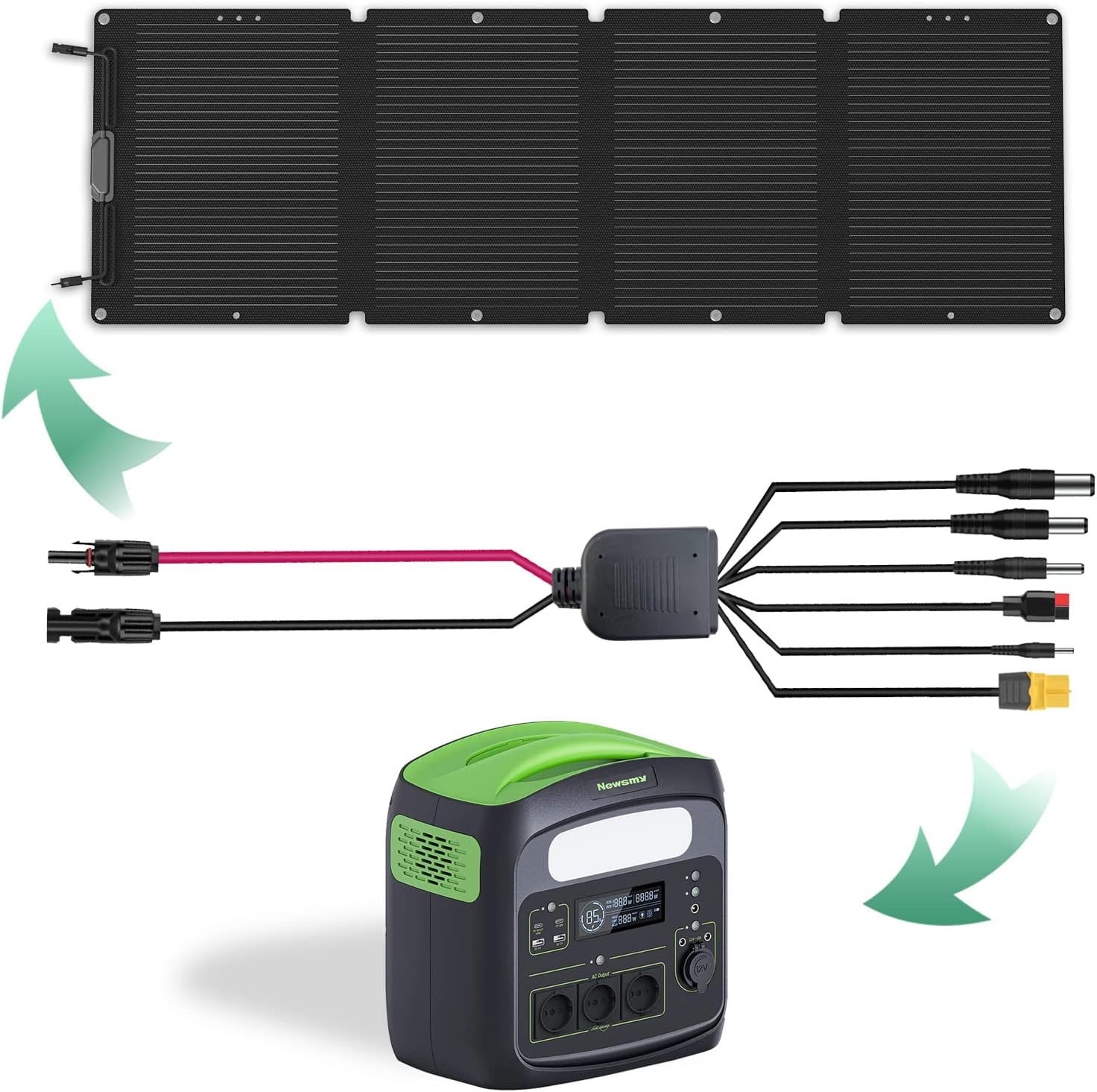 6-in-1 Solar Connector Kit with Female and Male Connectors, Universal Solar A…