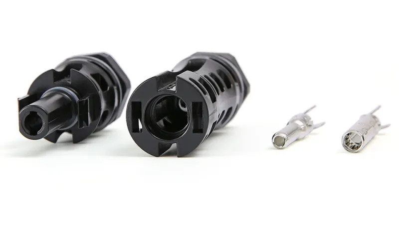 1 Pair PV Connector 1500V 35A IP67 Panel Mount Coupler For Inverter System