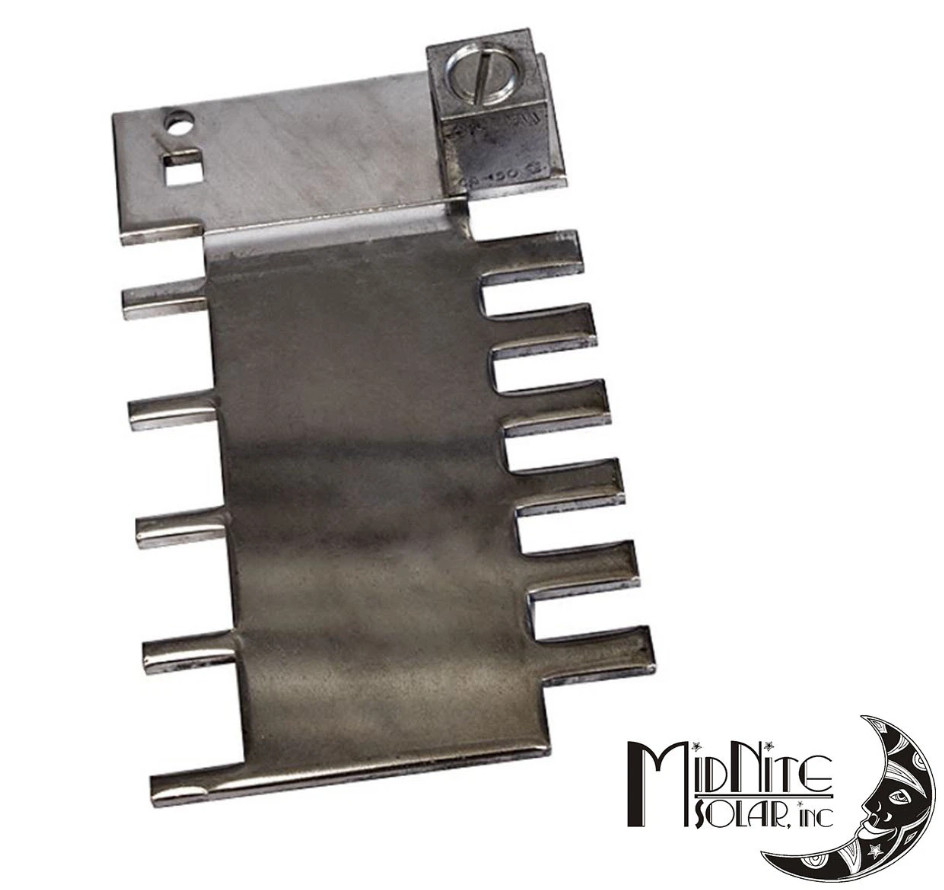 Midnite Solar MNPV12-BUSBAR Finger Bar For 5-FUSES or 6-Breakers