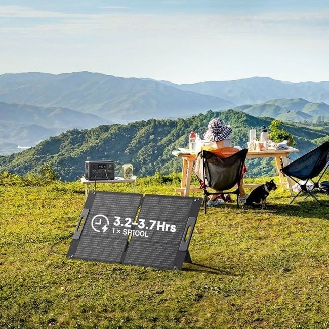 BLUETTI 100W Solar Panel Foldable Portable for Power Station for Camping PV100