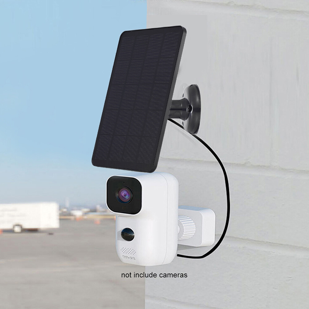 4W 5V Solar Cell Panel Charger USB for EUFY Security Camera Home Light Doorbell