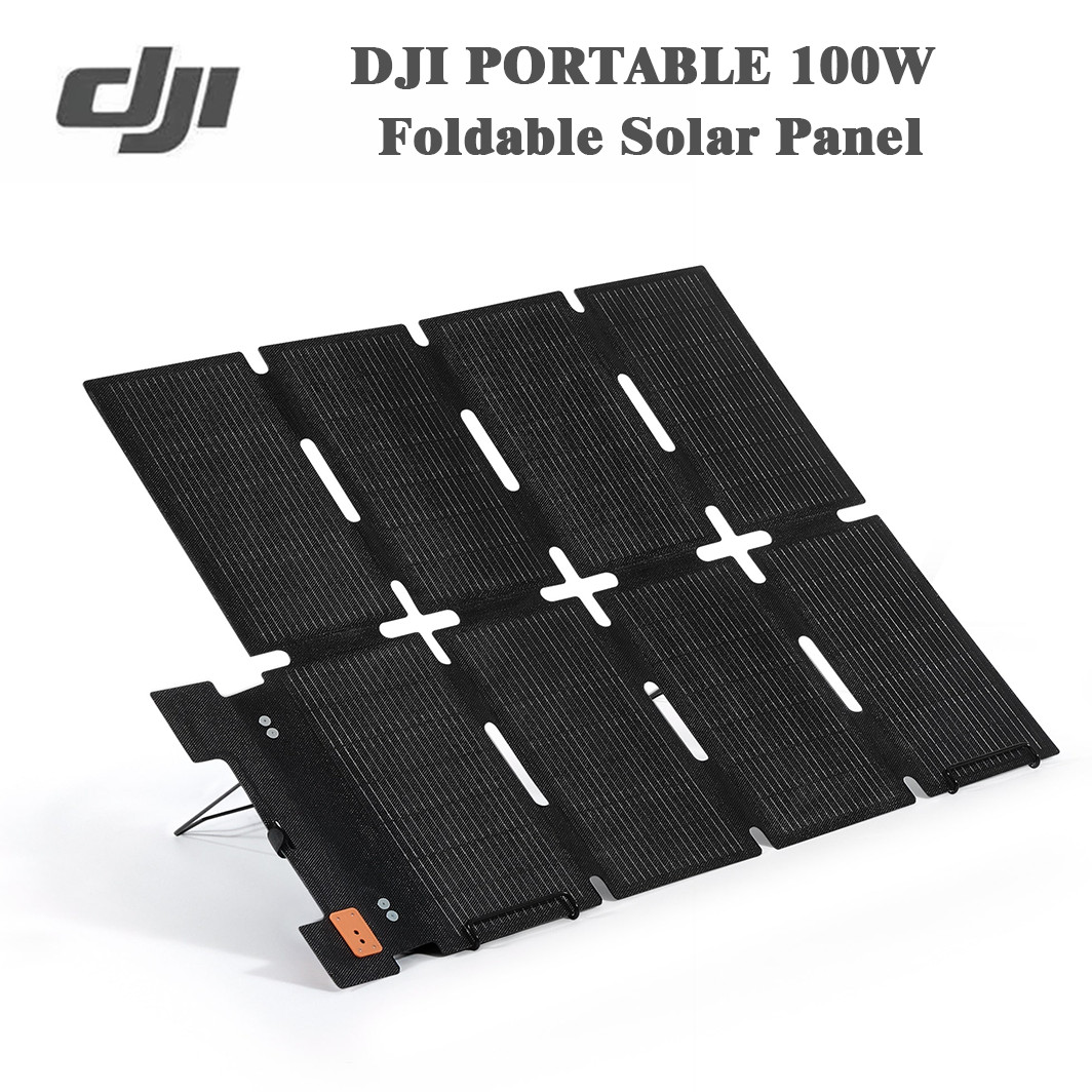 DJI 100W Portable Solar Panel – Foldable, IP67, N-Type TOPCon, 24.8% Eff.