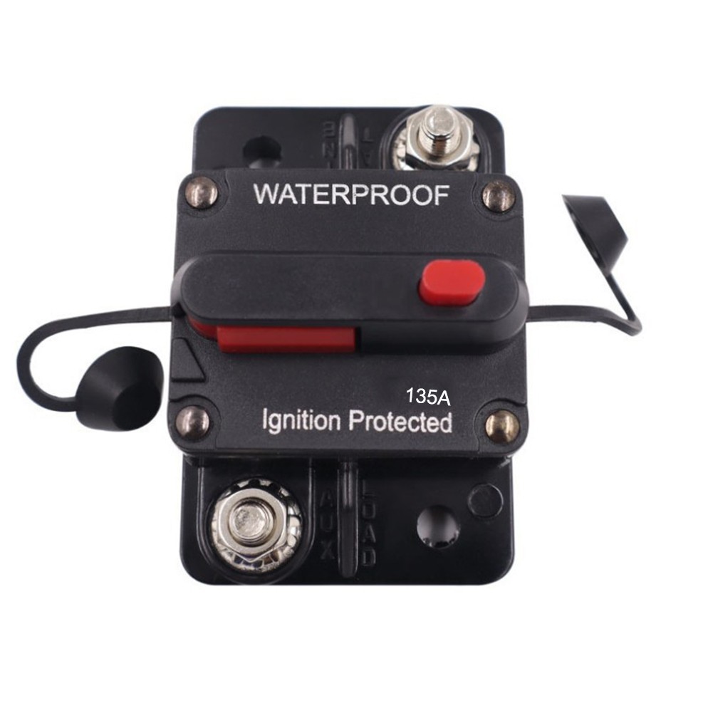 Manual Reset 135A Circuit Breaker with Push Button for Solar Applications