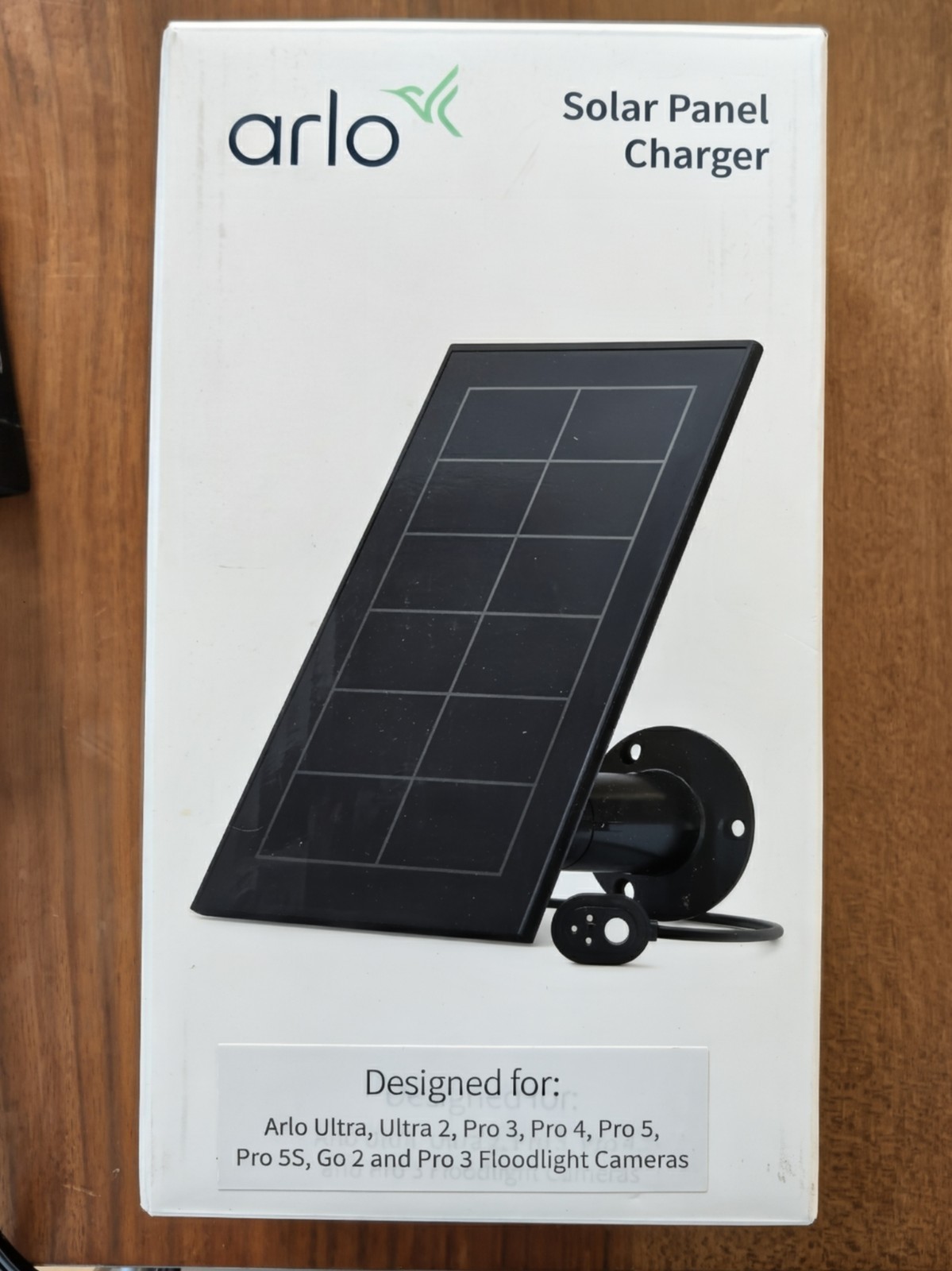 Arlo Solar Panel Charger VMA5600B Black