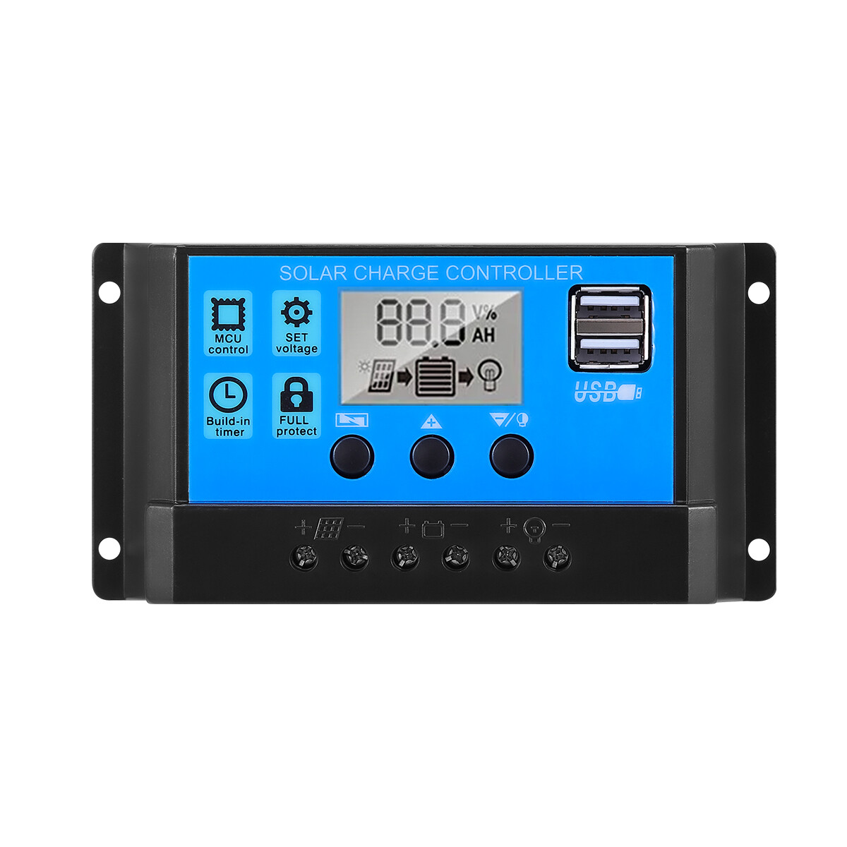 20W 12V Watt Solar Panel Kit Charging Off-Grid Battery Power RV Home Boat Camp