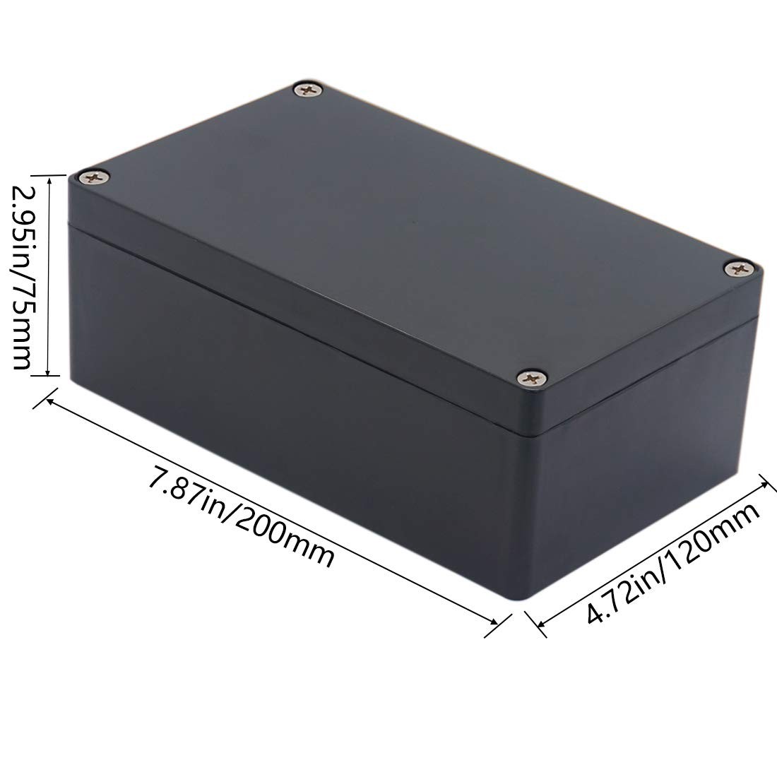 Project Box ABS Plastic Black Electrical Boxes IP65 Waterproof DIY Electronic Ju