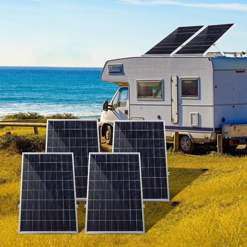 30W Solar Panel Charger 12V Solar Battery Charger 100A W/ Controller Maintainer
